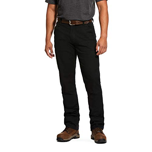 Image of Ariat Men's Rebar M4 Low Rise DuraStretch Made Tough Double Front Stackable Straight Leg Pant