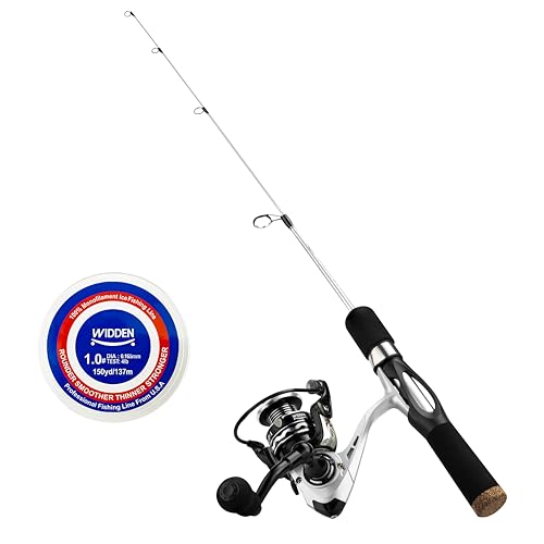 WIDDEN Ice Fishing Rod and Reel Combo, 27