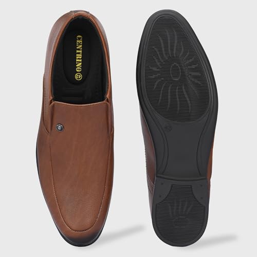 Image of Centrino Mens Formal Shoe for Men | Soft Cushioned Insole for All-Day Comfort | Stylish & Elegant Design | Perfect for Office, Business Casual & Formal Attire (7322)