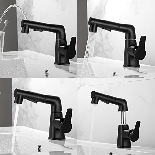 Robinet de lavabo extractible pour nettoyer facilement la vasque
