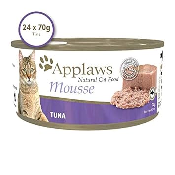 Applaws Cat Wet Food 70g Tuna Mousse (Pack of 24)