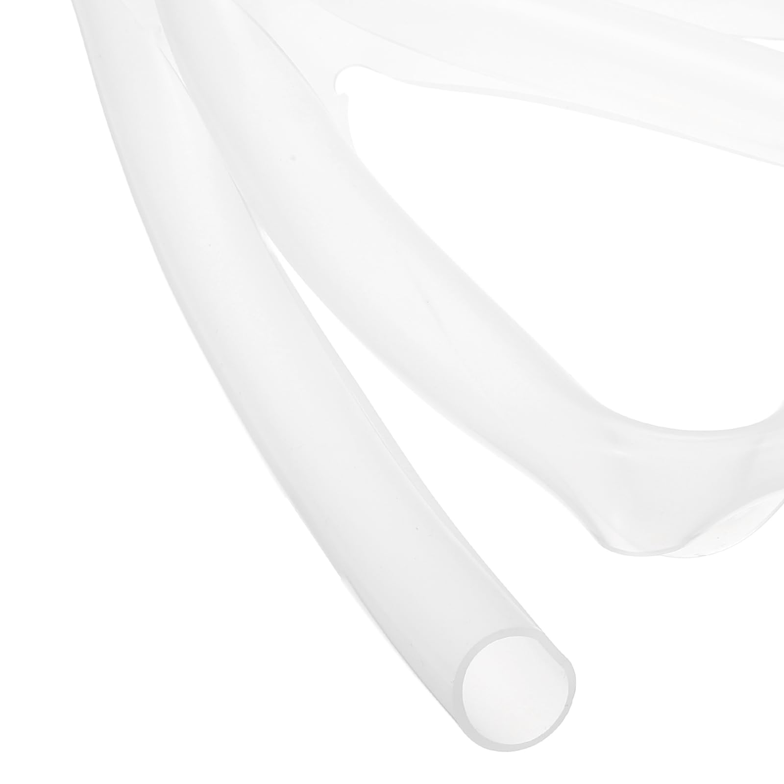 sourcing map 1 m Split Silicone Cable Sleeve Tubing, ID 22mm Clear Split Silicone Tube Cord Organizer Wire Shielding Sheathing Wrap for USB Charge Power Cord Audio Video Cable