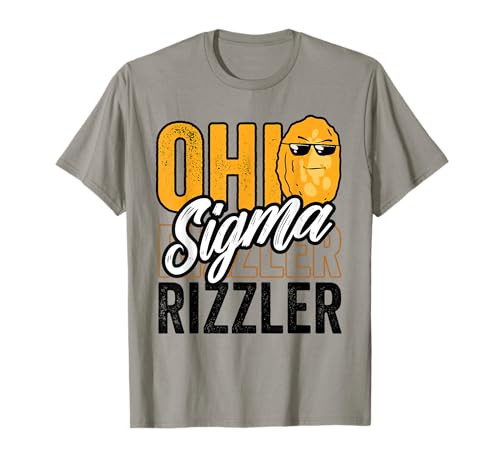 Ohio Sigma Rizzler Nugget de pollo Comida divertida Rizz Camiseta
