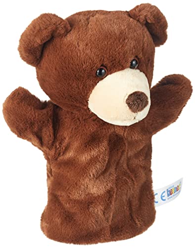 Heunec 393875 Handspielpuppe Bär, braun