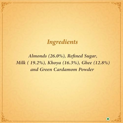 Image of Kitchens of India Awadhi Badam Halwa, ITC Ready to Eat Indian Food, Just Heat and Eat, Microwavable, 200g (Pack of 3)