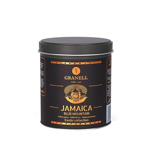 Granell Cafés · 1940 - Exotic Collection - Jamaica Blue Mountain | Café en Grano 100% Arábica - Premium de Sabor Suave y Ligeramente Afrutado - 100 Gramos