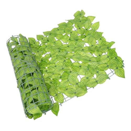 SUPVOX Valla Verde Artificial con Realistas para Decoración de Jardín y Pantalla Privacidad Exterior Resistente y Protección Visual para Terraza y