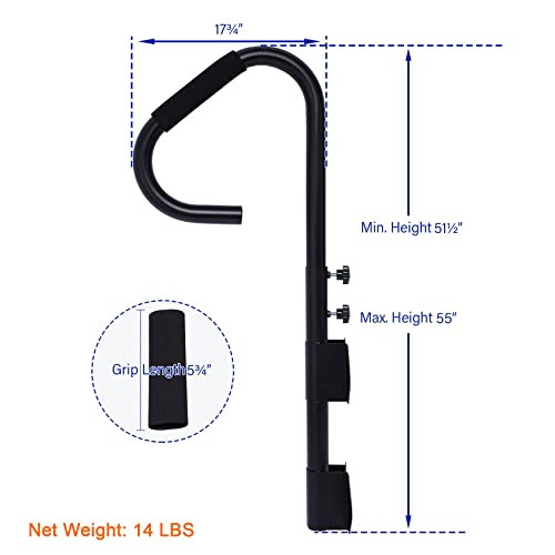 Tcfundy Hot Tub Handrail, Adjustable 55 Inch Slide Spa Hot Tub Hand Rail thumb #7