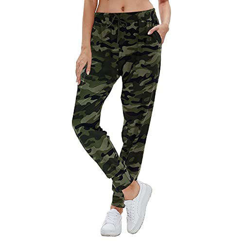 CAMPSNAIL Jogginghose Damen Lang–Sporthose Freizeithose Sweatpants Joggpants Damen High Waist für Fitness Yoga Freizeit