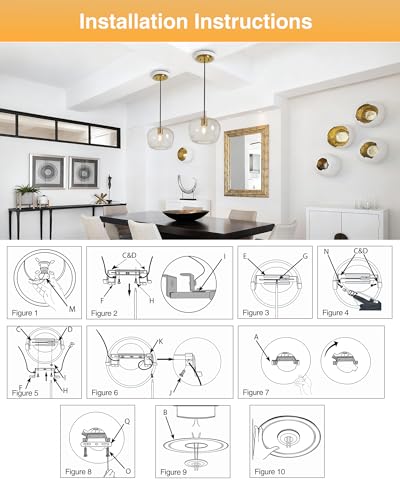 Luvkczc Pendant Light Upgrade Kit – Recessed Can Conversion - Image 5