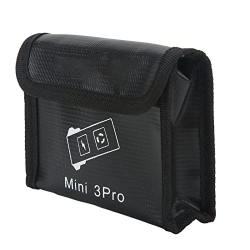 BATTERY SAFE EXPLOSION PROOF FIREPROOF NYLON BLACK GUARD BAG MINI 3 PRO (2 Batteries Capacity) -  EVTSCAN, EVTSCAN76xga42o8s-12