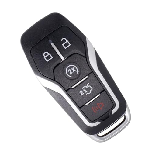 Coque de clé couvercle protection clé Mustang Edge voiture 5 boutons boîtier télécommande