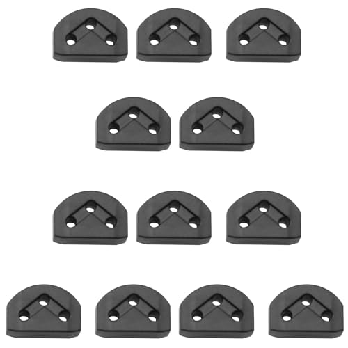 DGHAOP Bridas de cuerda para guitarra, cuentas de puente, 12 piezas, puente de cuerda de guitarra clásica acústica de nailon