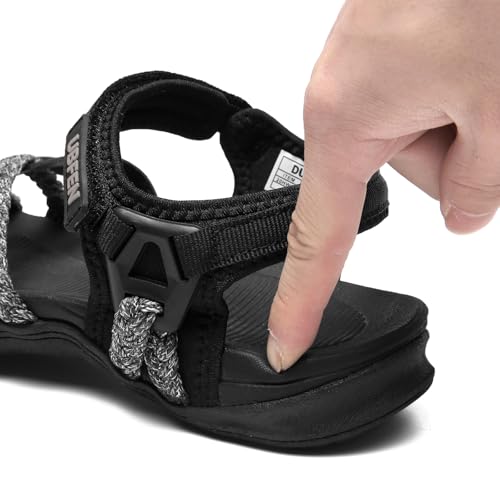 Image of UBFEN Womens Hiking Comfortable Sport Sandals Outdoor Walking | Casual Lightweight Water Sandals with Adjustable Straps Arch Support for All-day Wear, Beach, Vacation, Adventure, Camping
