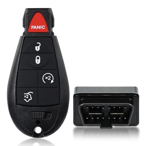 MechanMagic DIY Key Fob Replacement Kit Fits for Jeep Commander 2008-2010 Grand Cherokee 2008 2009 2010 2011 2012 2013 Keyless Entry Remote Control M3N5WY783X IYZ-C01C 433 Mhz