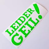 12 cm x 4,5 cm folien-zentrum Leider Geil Neon grün Shocker Hand Auto Aufkleber JDM Tuning Autoaufkleber OEM Dub Decal Stickerbomb Bombing Fun Roller Scooter Motorrad 31