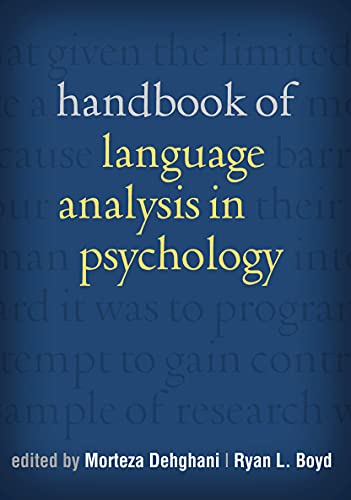 Handbook of Language Analysis in Psychology