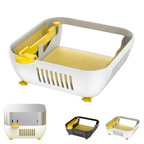 Soporte para Mac mini M4 Pro - Acceso al botón de encendido frontal, soporte ABS de refrigeración con diseño antipolvo, antideslizante para flujo de aire y organización del escritorio - Esencial para