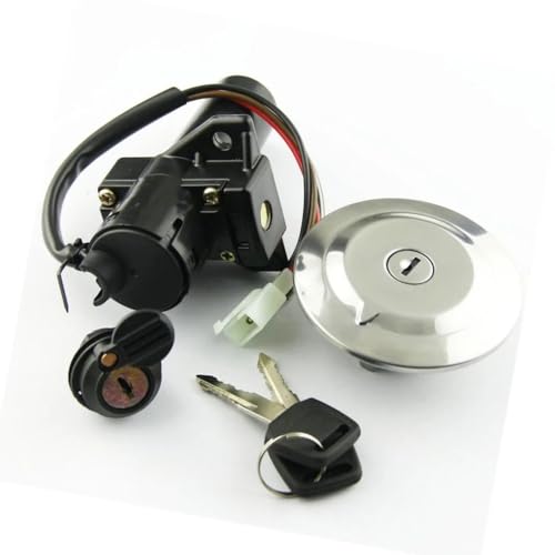 Couvercle bouchon de réservoir carburant moto YBR125 verrouillage 2005-2009