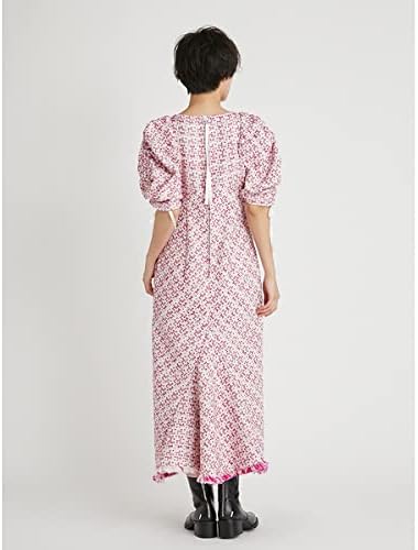 Amazon.co.jp: [スタイリング/] シャーリングスリーブツイードドレス ...