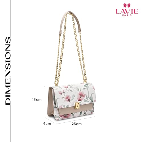 Image of LAVIE PARIS Women's Fluer Medium Flap Crossbody Sling Bag | Ladies Purse Handbag | Gift for Women