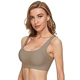 Niidor Women's Seamless Wireless Yoga Bra Thin Soft Comfy Daily Bra Sleep Leisure Bra