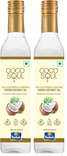 Image of Coco Soul Cold Pressed Unrefined Virgin Coconut Oil | 60% MCT | Multipurpose Usage | Daily Cooking| Keto Friendly | Naturally Cholesterol Free | A1 grade real coconut | From Makers of Parachute 250 ml