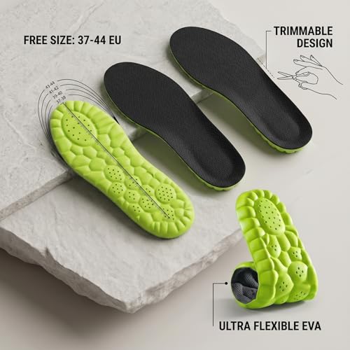 Plantillas deportivas con espuma viscoelástica y soporte de arco EUR43-44 miniatura 6