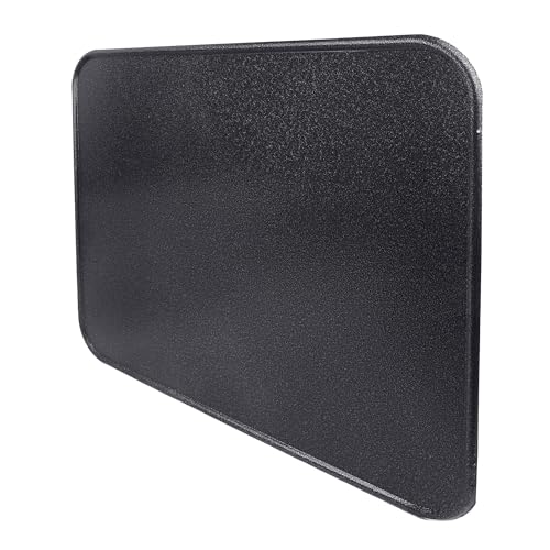 Plaque de sol robuste gris minéral 60x50 cm pour protection de cheminée