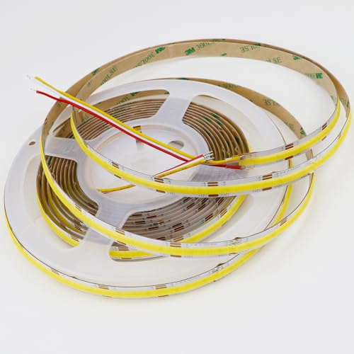 Image of LEDENET COB LED Strip Light White CCT Tunable 2700K-6000K DC12V 3040LEDs CRI90+ High Density LED Tape Lights 16.4Ft /5M Dimmable LED Light Ribbon for Bedroom Indoor