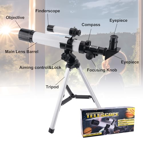Besimli 40040 Telescope For Kids & Beginners Adults 40/400Mm Astronomical Telescopes Refractor thumb #4