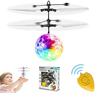 Flying Ball Toys, GALOPAR Rechargeable Ball Drone Light Up RC Toy for Kids