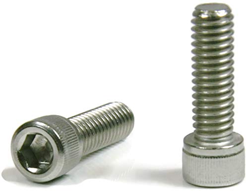 #12-24 x 1 Socket Head Cap Screw 18-8 Stainless Steel (Quantity: 10 pcs) Fully Threaded Coarse Thread