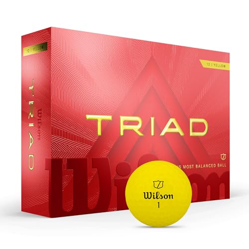 Wilson Balle de Golf Triad 3 pieces urethane compression 85 pack