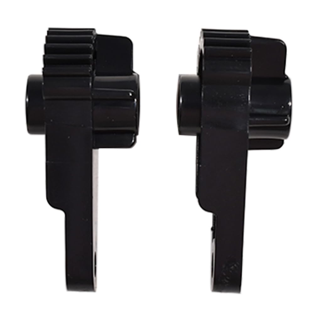 Juego de 2 unidades negro palanca de ventilación calefacción CA regulador de palanca de ventilación compatible con Citroen C4 Berlingo Peugeot