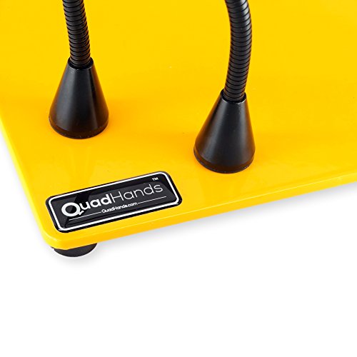 QuadHands Deluxe WorkBench Helping Hands Third Hand System - Magnetic Mount Arms Can be Positioned Anywhere - Ultimate Flexibility