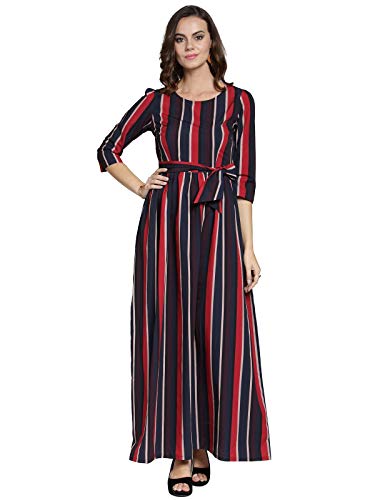 Image of pluss Women's Polyester Classic Maxi Casual Dress
