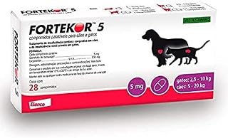 Fortekor 5 Mg Novartis - 28 Comprimidos Para Cães E Gatos