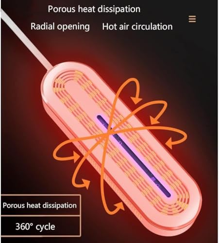 Secador de calzado con luz púrpura y diseño telescópico miniatura 4