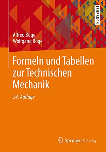 Preisvergleich Produktbild Formeln und Tabellen zur Technischen Mechanik