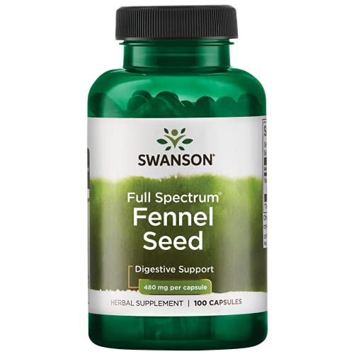 Swanson Fennel 480 Milligrams 100 Capsules #TOP14