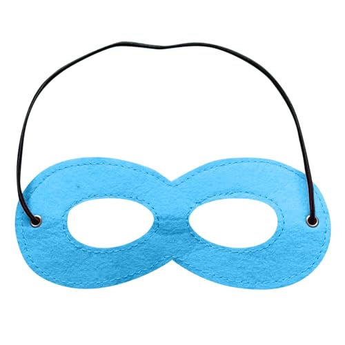 Dessin animé peinture couleur unie 8 caractères, bleu ciel, Taille unique