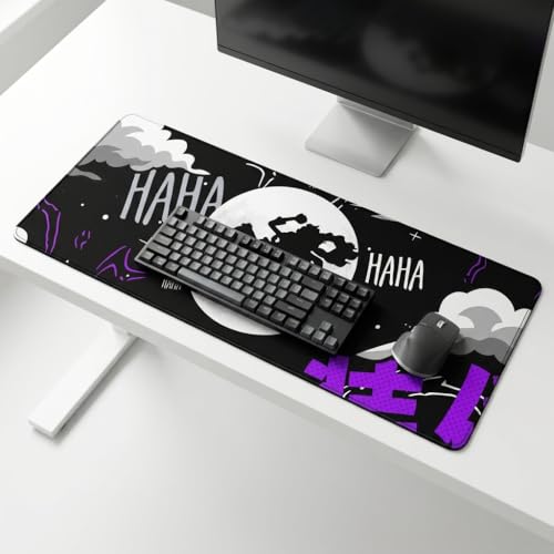 Image of XXL Size Anime & Gaming Mouse Pad [Rubber Base] | Mouse Pad (31 x 12 Inches) 3mm Desk Mat (Anime Style)