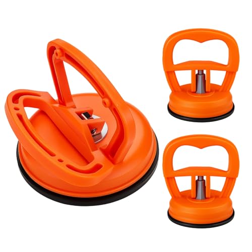 JORcadis Car Dent Puller Kit, 3 Pack Suction Cup Dent Removal Kit, Professional Dent Remover Tools with Large and Small Suction Cups for Auto Body, Glass, Tiles Lifting and Moving