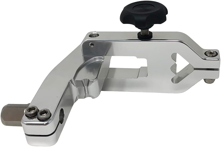 Monster Tower Swivel Adaptor - Polished - for Use with 2.5" Tubing