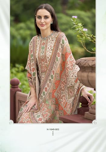 ladyline Womens Pashmina Printed Salwar Kameez - Viscose Digital Print Dupatta Ethnic Dress2