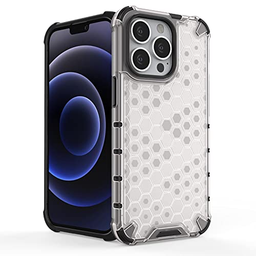 Image of Glasgow Back Case Cover Compatible with Apple iPhone 13 Pro (Stylish Design) -Transparent