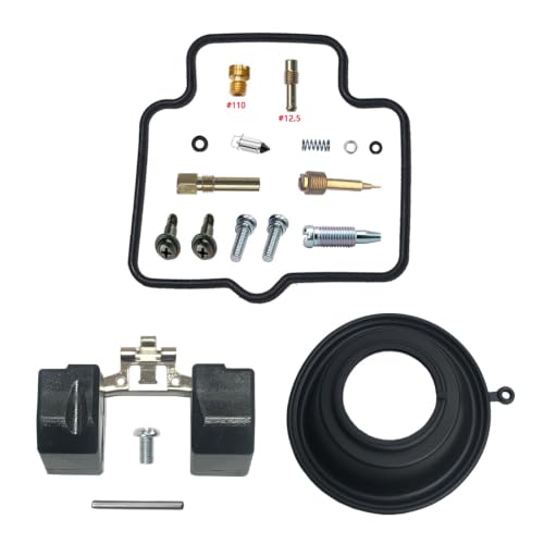 Kit réparation carburateur GZ125 résistant au carburant avec gicleurs laiton