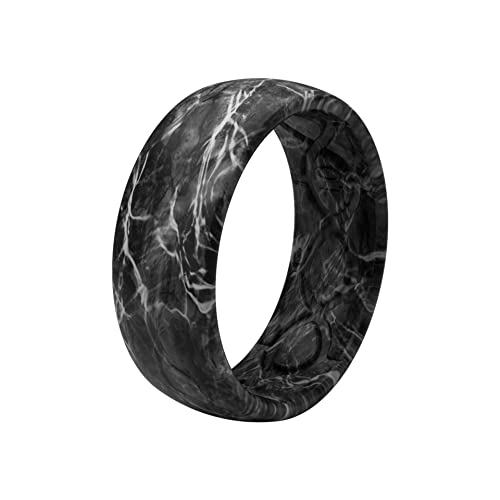 Image of Groove Life Camo Silicone Wedding Ring for Men, Breathable Comfortable Fit