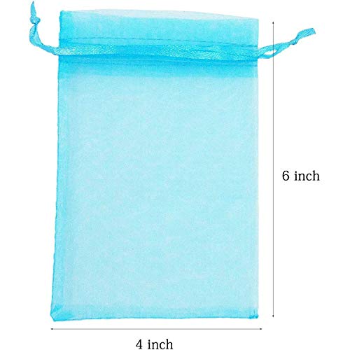 50Pc 4X6 Inches Gifts Wrap Bags Mixed Color,Organza Sheer Fabric,Drawstring Pouches For Baby Shower Favor,Jewelry,Christmas Ornament,Valentine Day,Bathroom Craft Soaps,Accessories Set,Hotel,Bracelets #TOP2